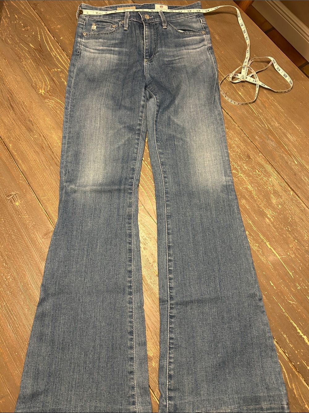 Ag Adriano Goldschmied Janis High Rise Flare Leg Jeans